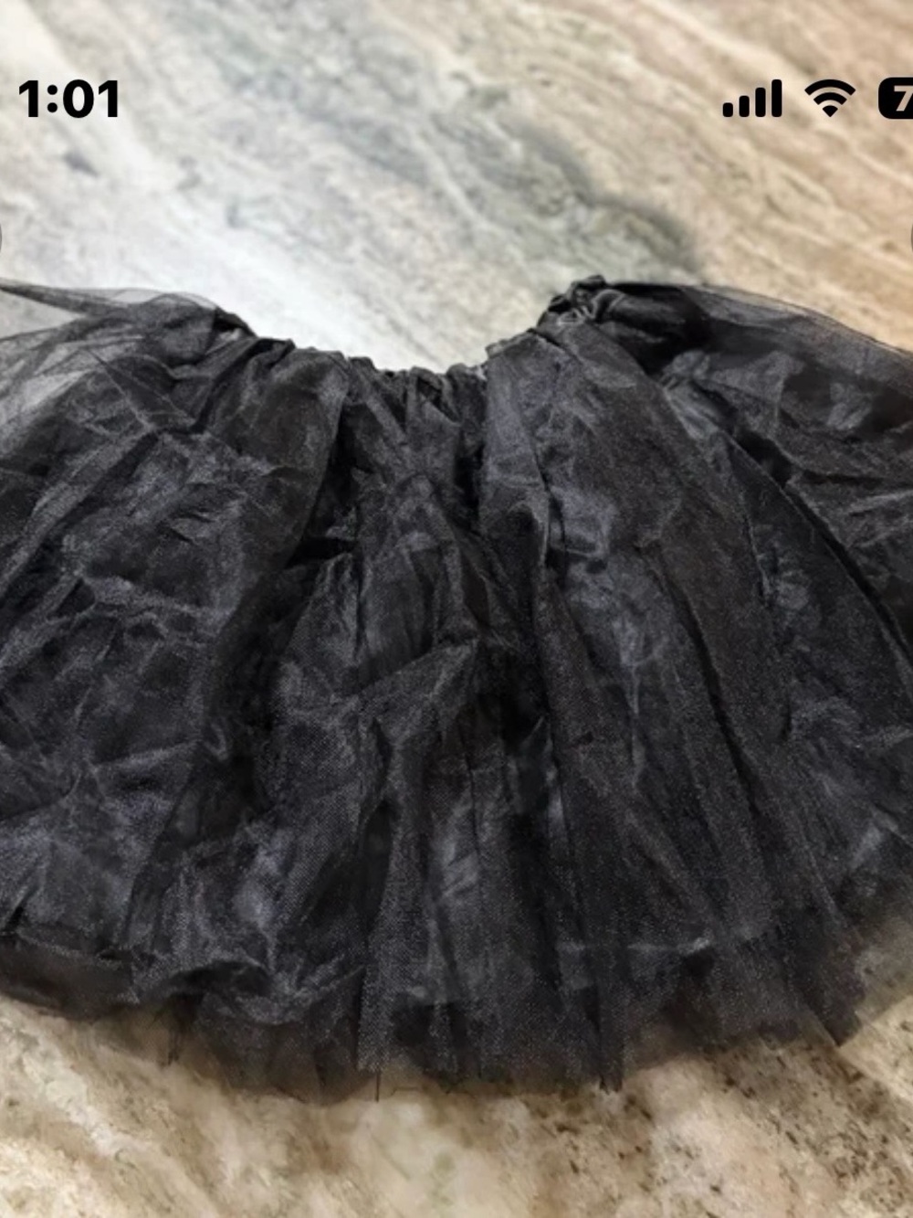Women's Black Layered Tulle Skater Skirt